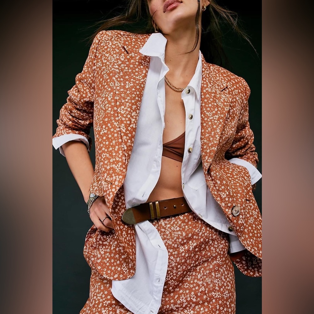 Free People Maggie Suit- Toffee
